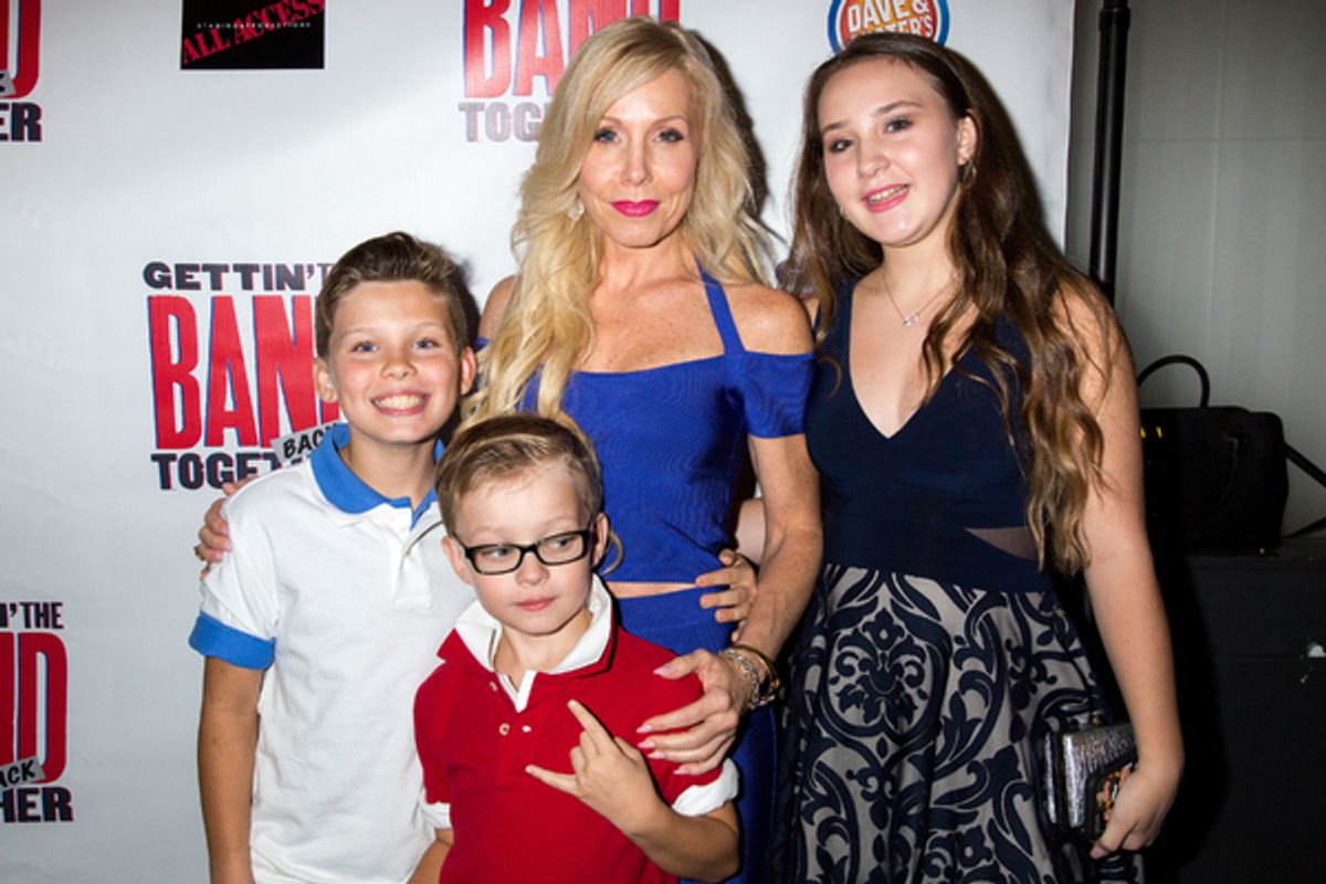 Jenny Hill and family at 