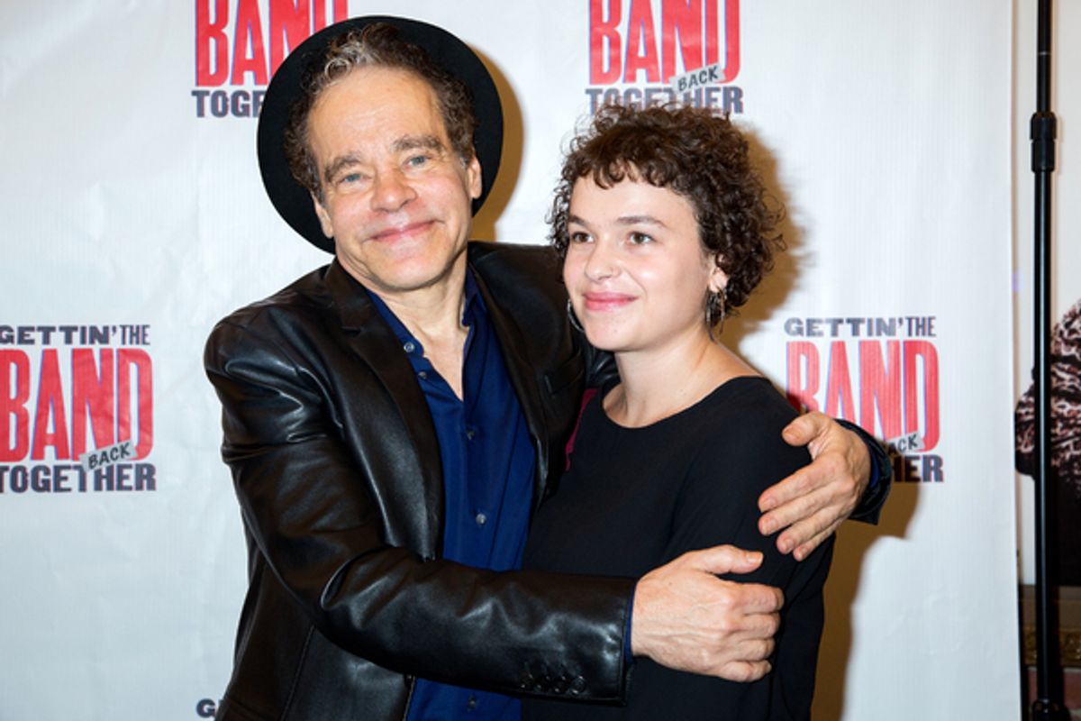 Steven Sater and daughter at 