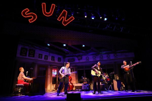Brandyn Day as Jerry Lee Lewis, John Michael Presney as Carl Perkins, Ari McKay Wilfo Photo