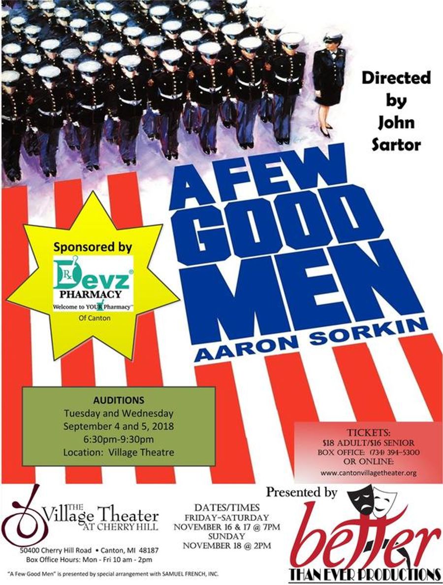 A FEW GOOD MEN Auditions Announced In Canton Image
