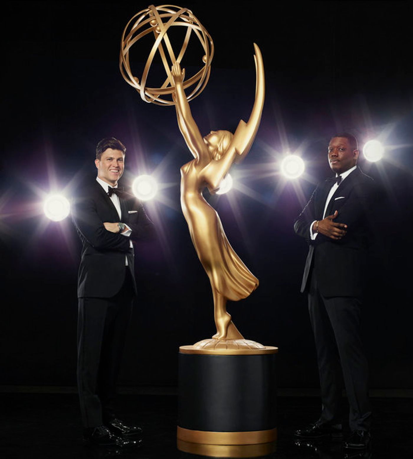 Photo Flash: See Hosts Michael Che and Colin Jost's EMMYS Photoshoot  Image