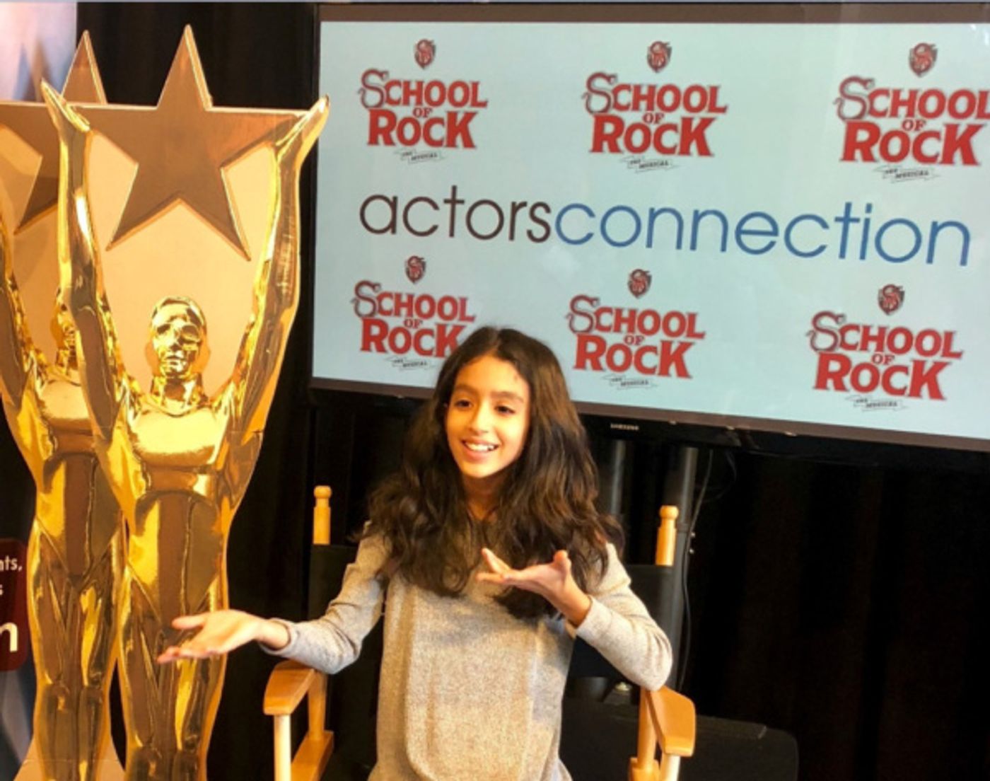 Photo Flash: Broadway's Madison Lagares Talks Broadway At Actors Connection  Image