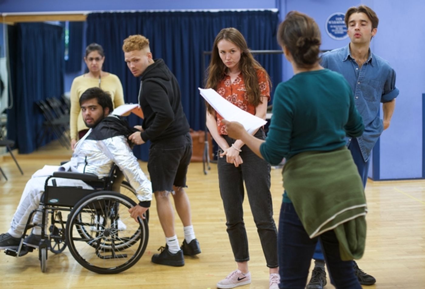 Photo Flash: Inside Rehearsal For The World Premiere Of Gurpreet Kaur Bhatti's DISHOOM  Image