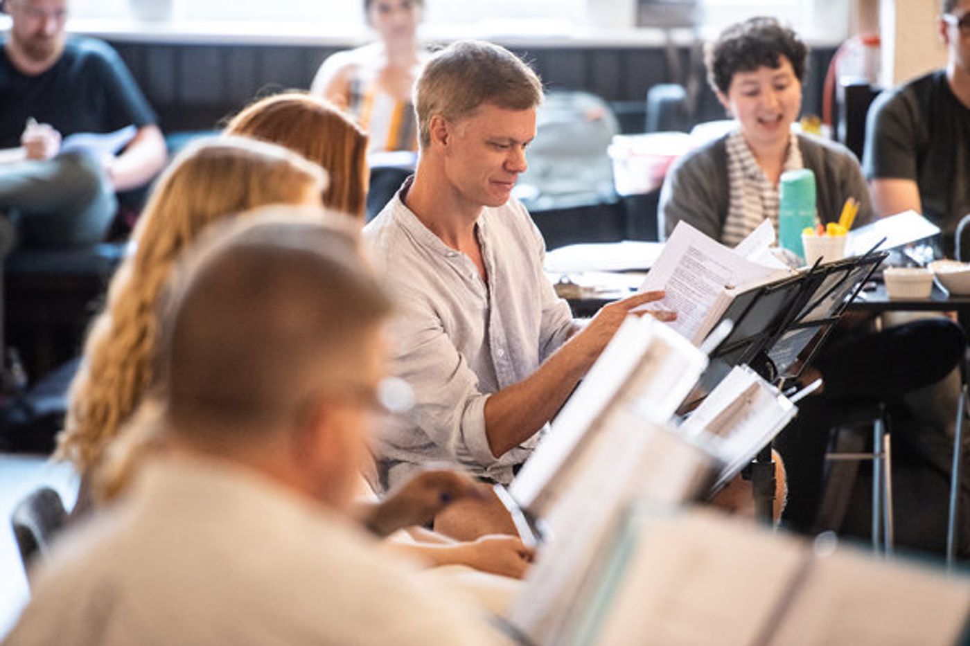 BWW Exclusive: Photos from First Rehearsal of New Musical DR. SILVER: A CELEBRATION OF LIFE  Image
