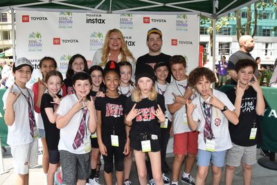 106.7 Lite FM's Delilah joins with cast members of The School of Rock-Hudson Loverro, Photo