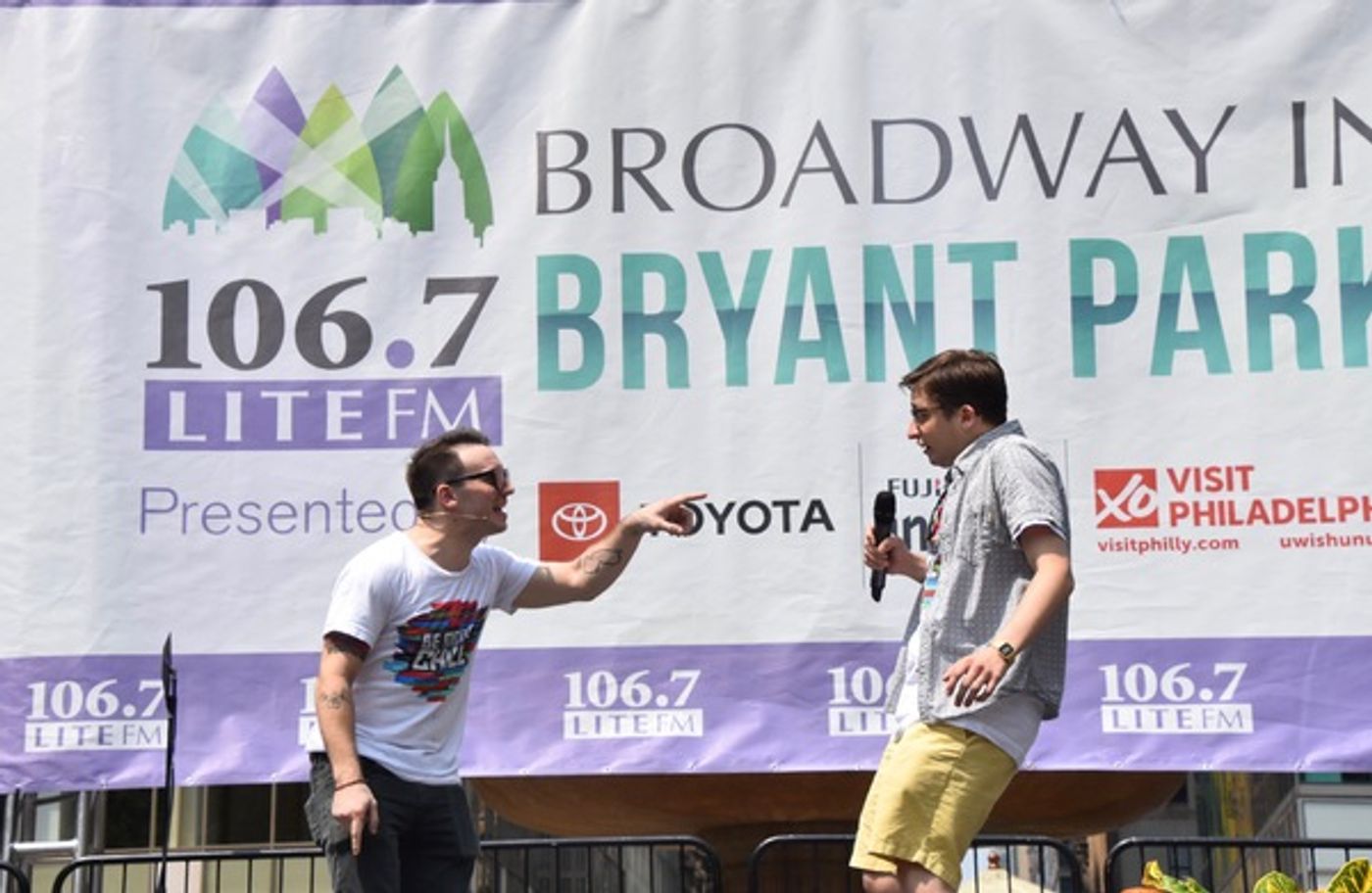 Photo Coverage: The Cast of BE MORE CHILL and More Perform at Broadway in Bryant Park  Image