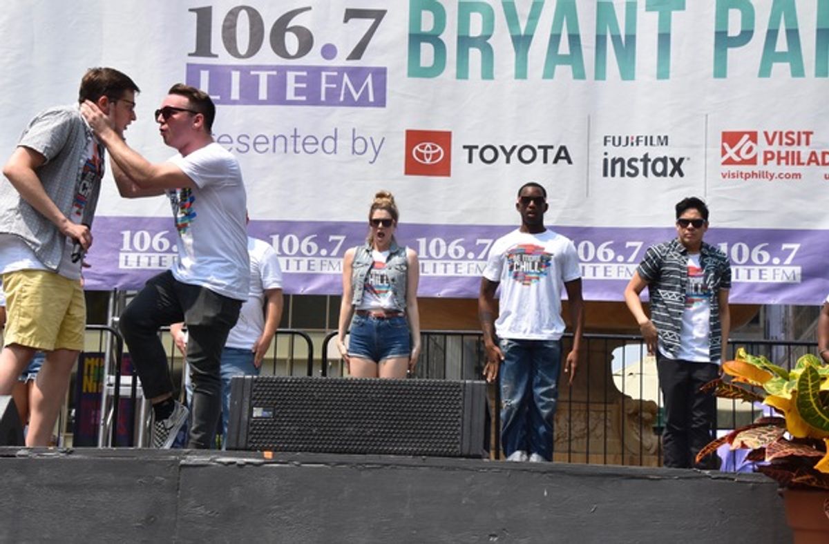 Will Roland, Gerard Canonico, Kaitlyn Carlson, Britton Smith and George Salazar at 