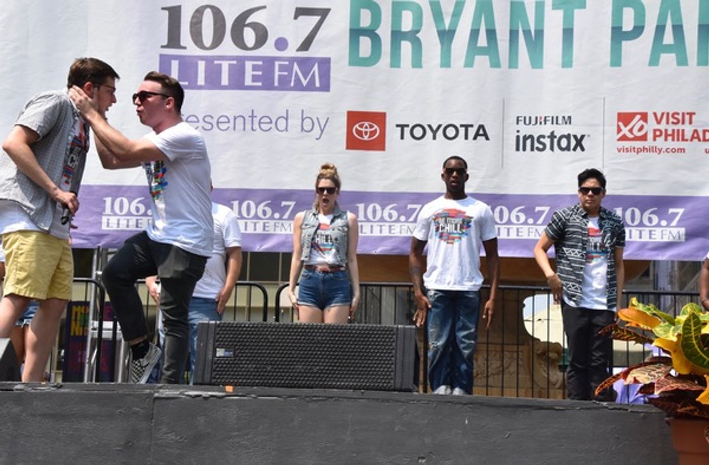 Photo Coverage: The Cast of BE MORE CHILL and More Perform at Broadway in Bryant Park  Image