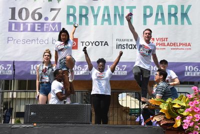 Kaitlyn Carlson, Britton Smith, Stephanie Hsu, Tiffany Mann, Gerard Canonico, George  Photo