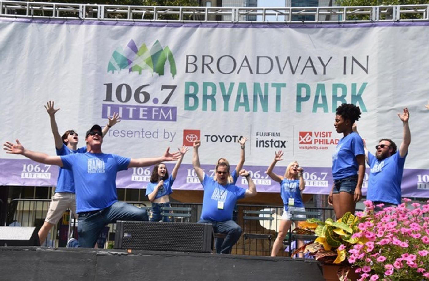 Photo Coverage: The Cast of BE MORE CHILL and More Perform at Broadway in Bryant Park  Image