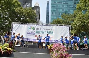 The Cast of Getting The Band Back Together that includes-Becca Kotte, Ian Ward, J. El Photo