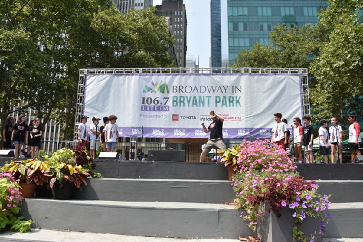 Jonathan Wagner and The School of Rock students that includes-Caroline Basu, Ava Briglia, Levi Buksbazen, Layla Capers, Jordan Cole, Katie Greendorder, Matthew Jost, Montgomery Lamb, Hudson Loverro, Madelin Yarbrough Mills, Nirvaan Pal, Theodora Silverman at 