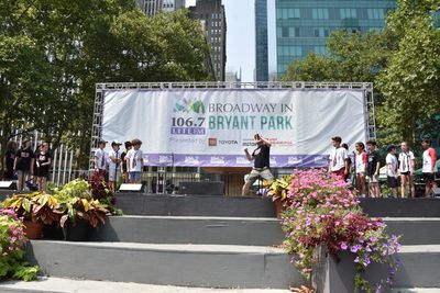 Jonathan Wagner and The School of Rock students that includes-Caroline Basu, Ava Brig Photo