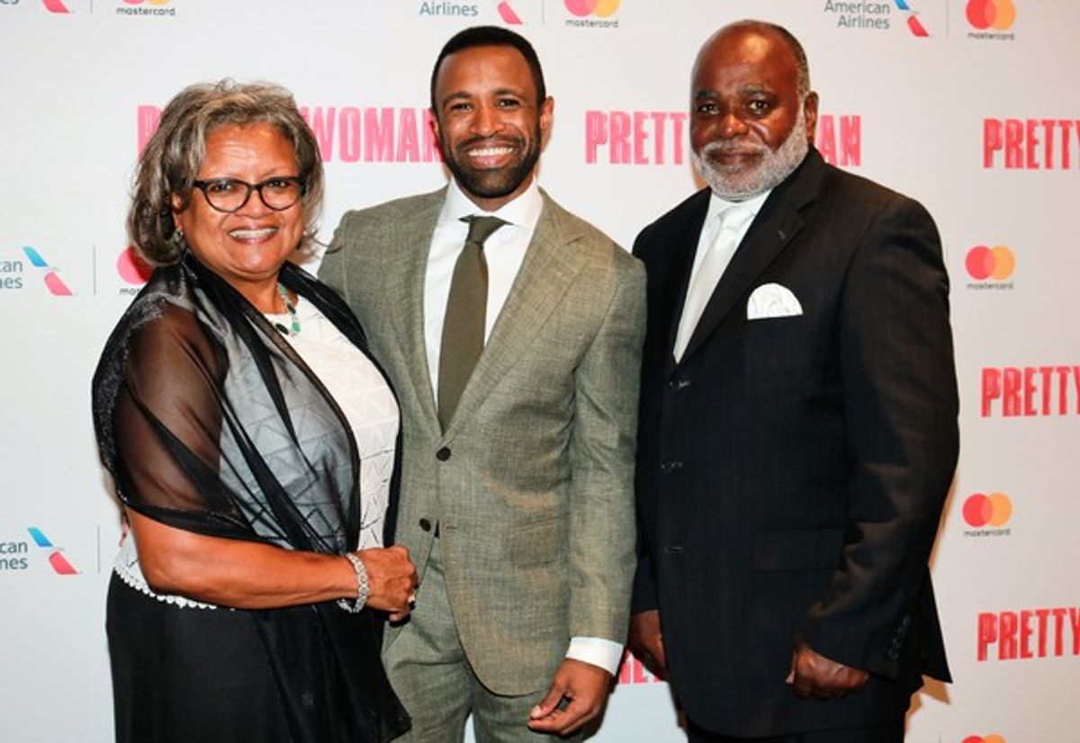 Alan Wiggins and family at 