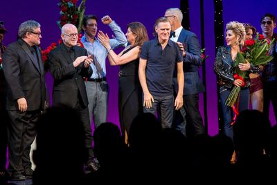 JF Lawton, Jim Vallance, Andy Karl, Paula Wagner, Brian Adams, Jerry Mitchell, Orfeh Photo