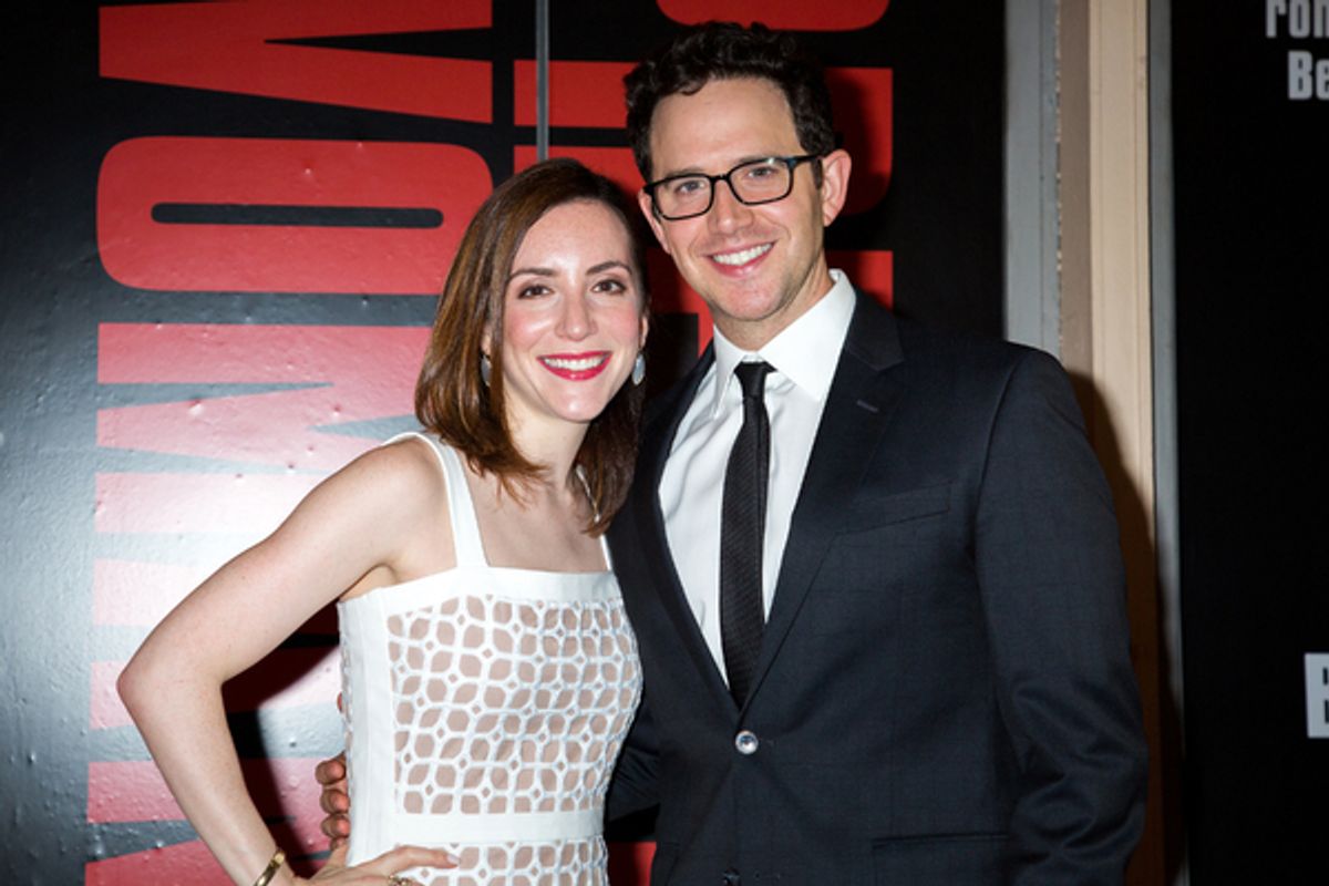 Jessica Hershberg, Santino Fontana at 