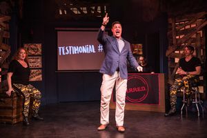 Katie Thompson, special guest Christopher Sieber and Matt Loehr @ BroadwayWorld Katie Thompson, special guest Christopher Sieber and Matt Loehr Photo