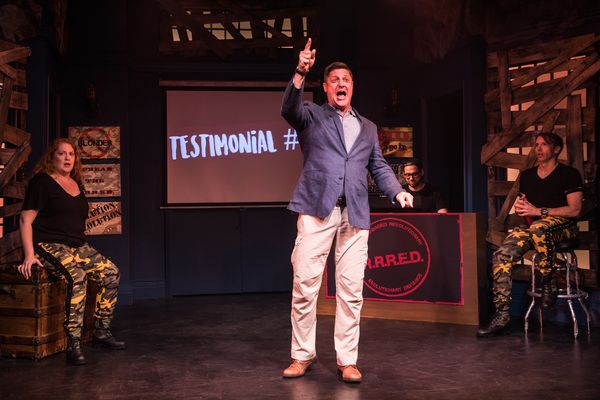 Katie Thompson, special guest Christopher Sieber and Matt Loehr  Photo