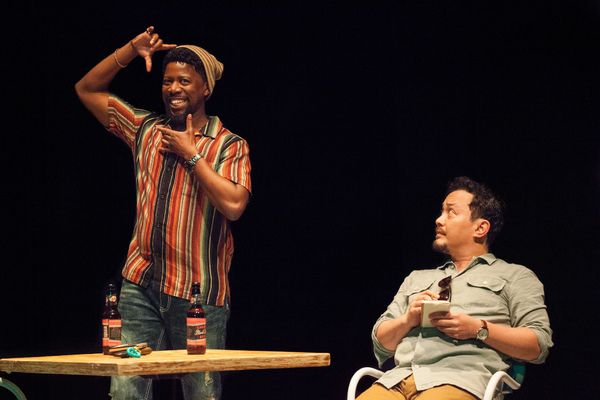 Atandwa Kani (Sicelo) and Michael Braun (Gregory) Photo