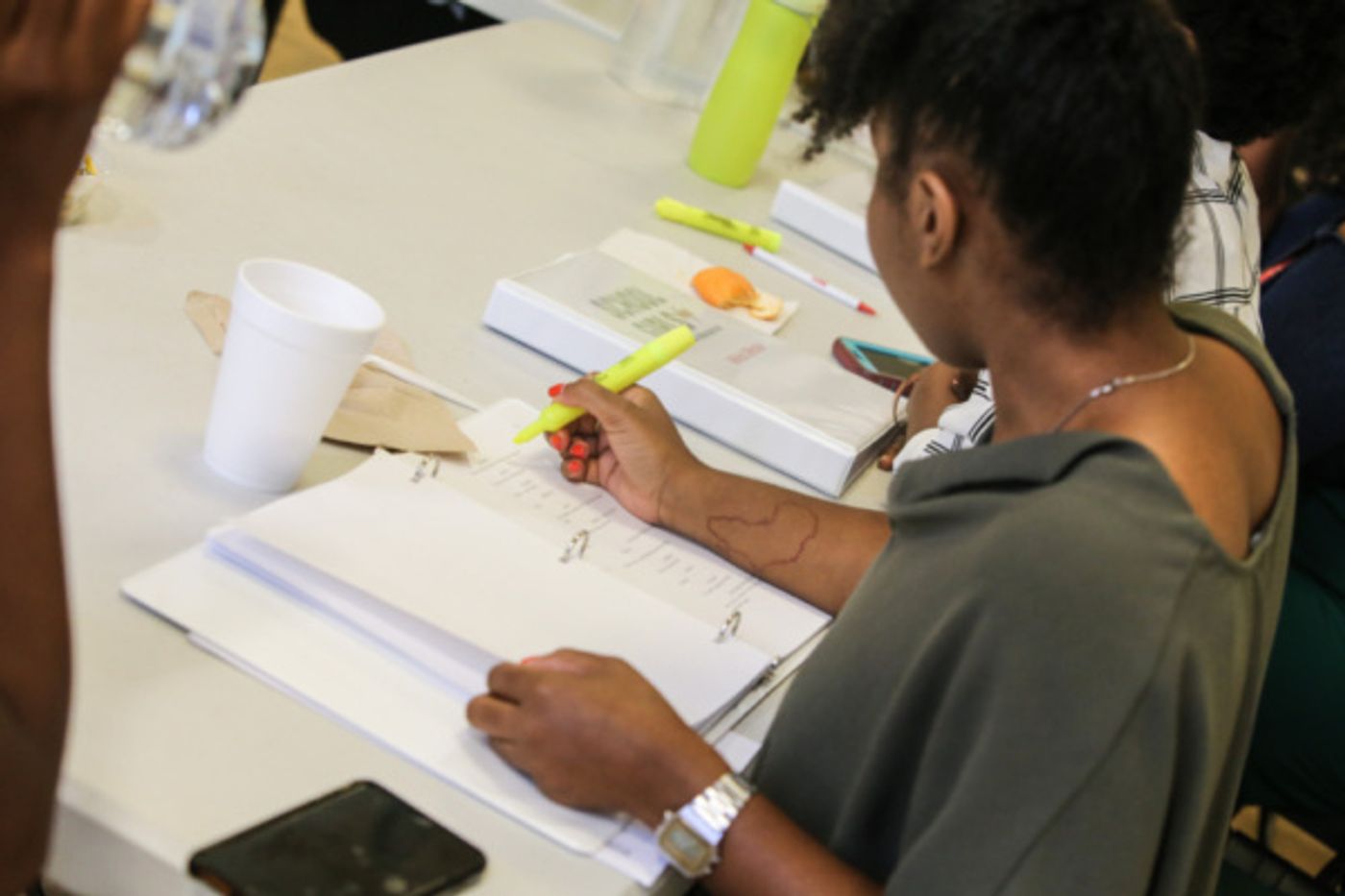 Photo Flash: First Day of School! In Rehearsal with SCHOOL GIRLS; OR, THE AFRICAN MEAN GIRLS PLAY  Image