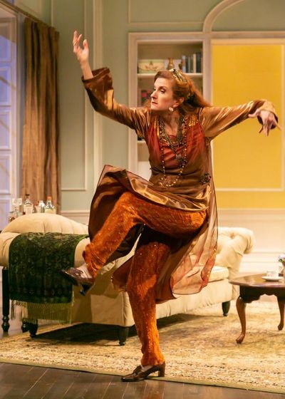 Tina Stafford as Madame Arcati Photo