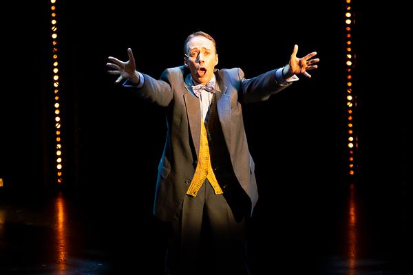 Kevin Loreque as Amos Hart in CHICAGO at Theatre By The Sea thru September 9. Photos  Photo
