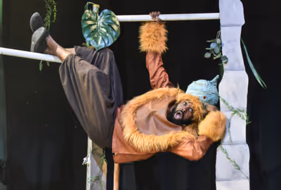 Joseph Black as The Monkey King in The Jungle Book at Greenwich Theatre Photo