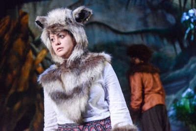 Serin Ibrahim as Raksha in The Jungle Book at Greenwich Theatre Photo