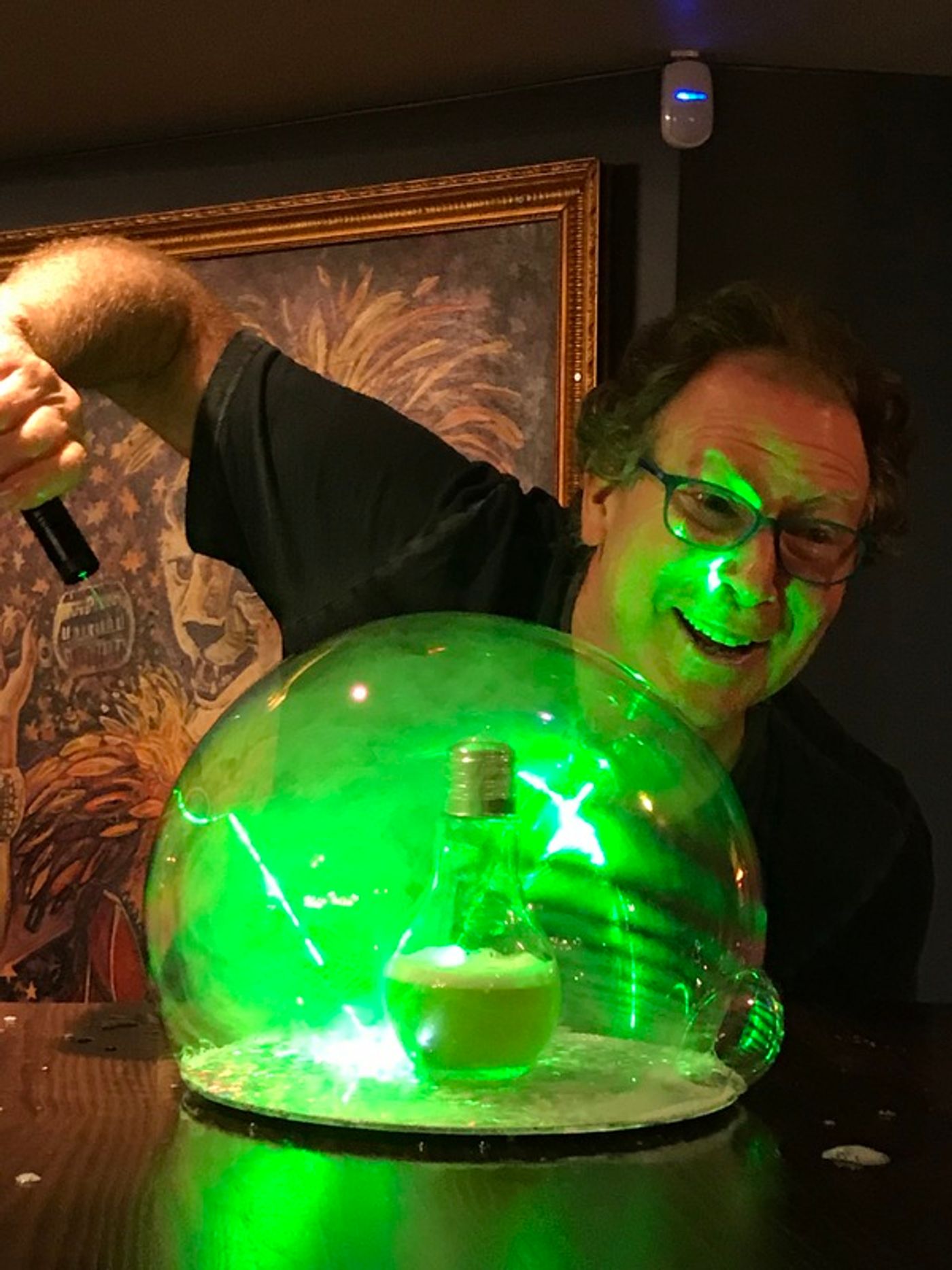 Photo Flash: Amazing Bubbleologist Louis Pearl Delights Guests at Brehemia Bar To Celebrate Edinburgh Fringe Run  Image
