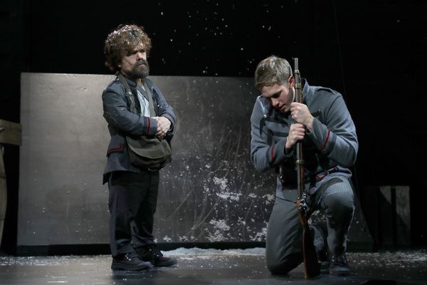 Peter Dinklage and Blake Jenner in Goodspeed Musicals' Cyrano Photo