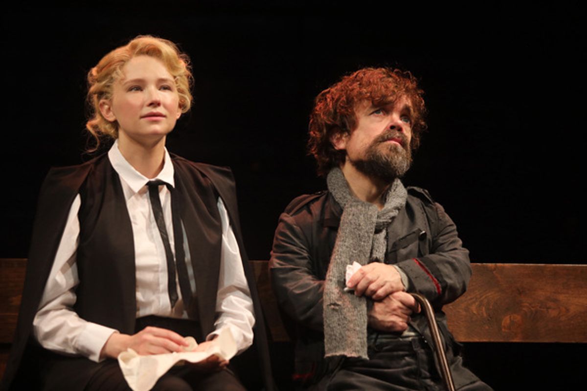 Haley Bennett and Peter Dinklage in Goodspeed Musicals' Cyrano at 