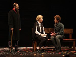 Laith Nakli, Haley Bennett and Damon J. Gillespie in Goodspeed Musicals' Cyrano Photo