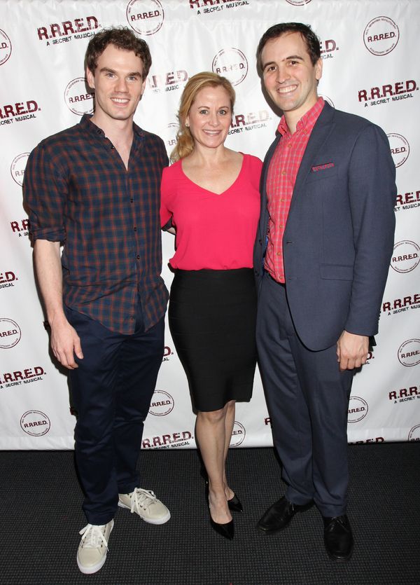 Jay Armstrong Johnson, Emily Vacher, and Andy Sandberg Photo