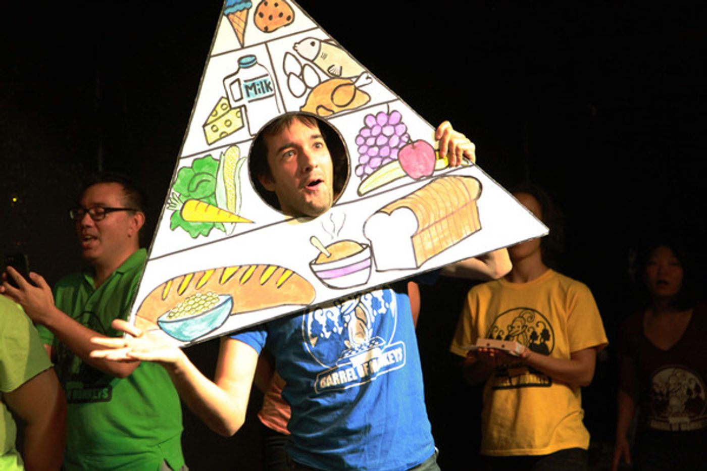 Photo Flash: Inside Barrel of Monkeys' THAT'S WEIRD, GRANDMA: Stories About Food  Image