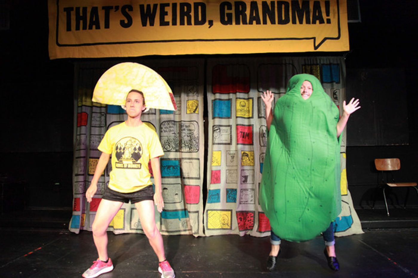 Photo Flash: Inside Barrel of Monkeys' THAT'S WEIRD, GRANDMA: Stories About Food  Image