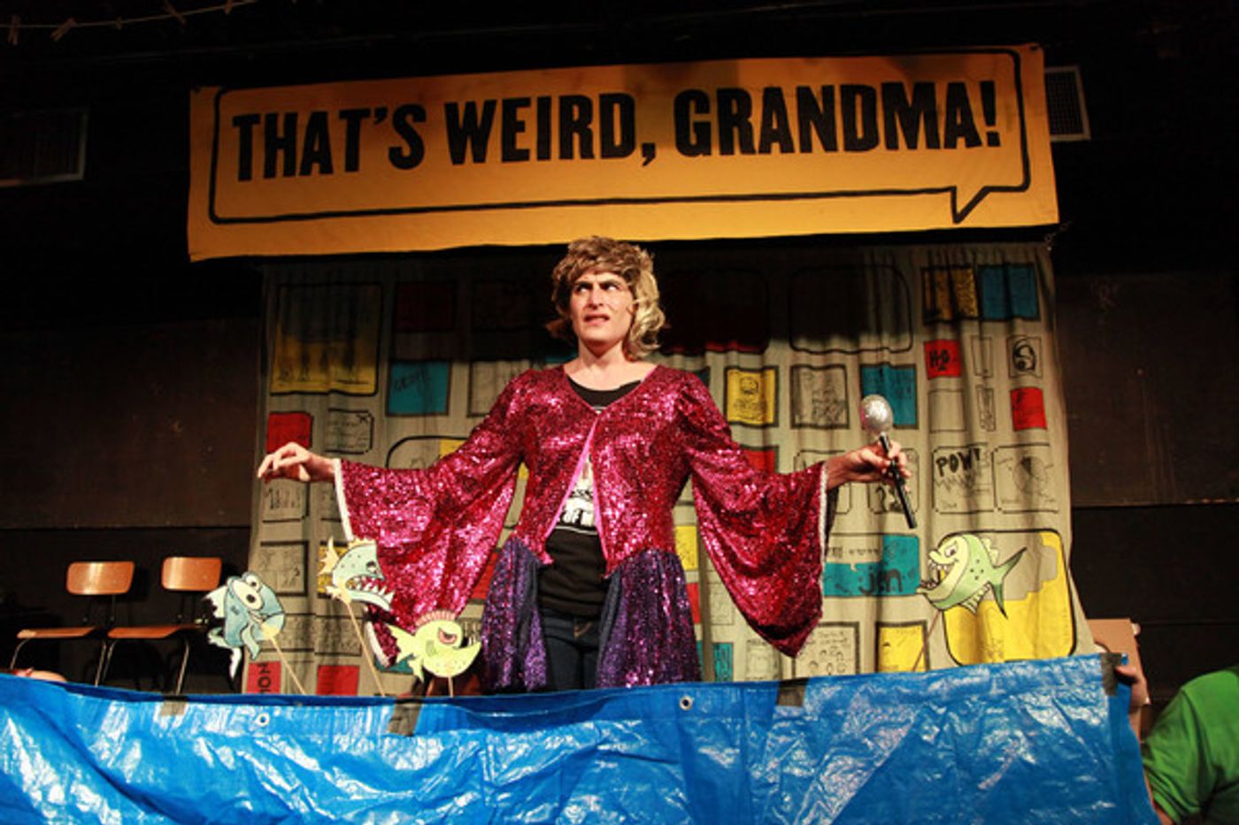 Photo Flash: Inside Barrel of Monkeys' THAT'S WEIRD, GRANDMA: Stories About Food  Image