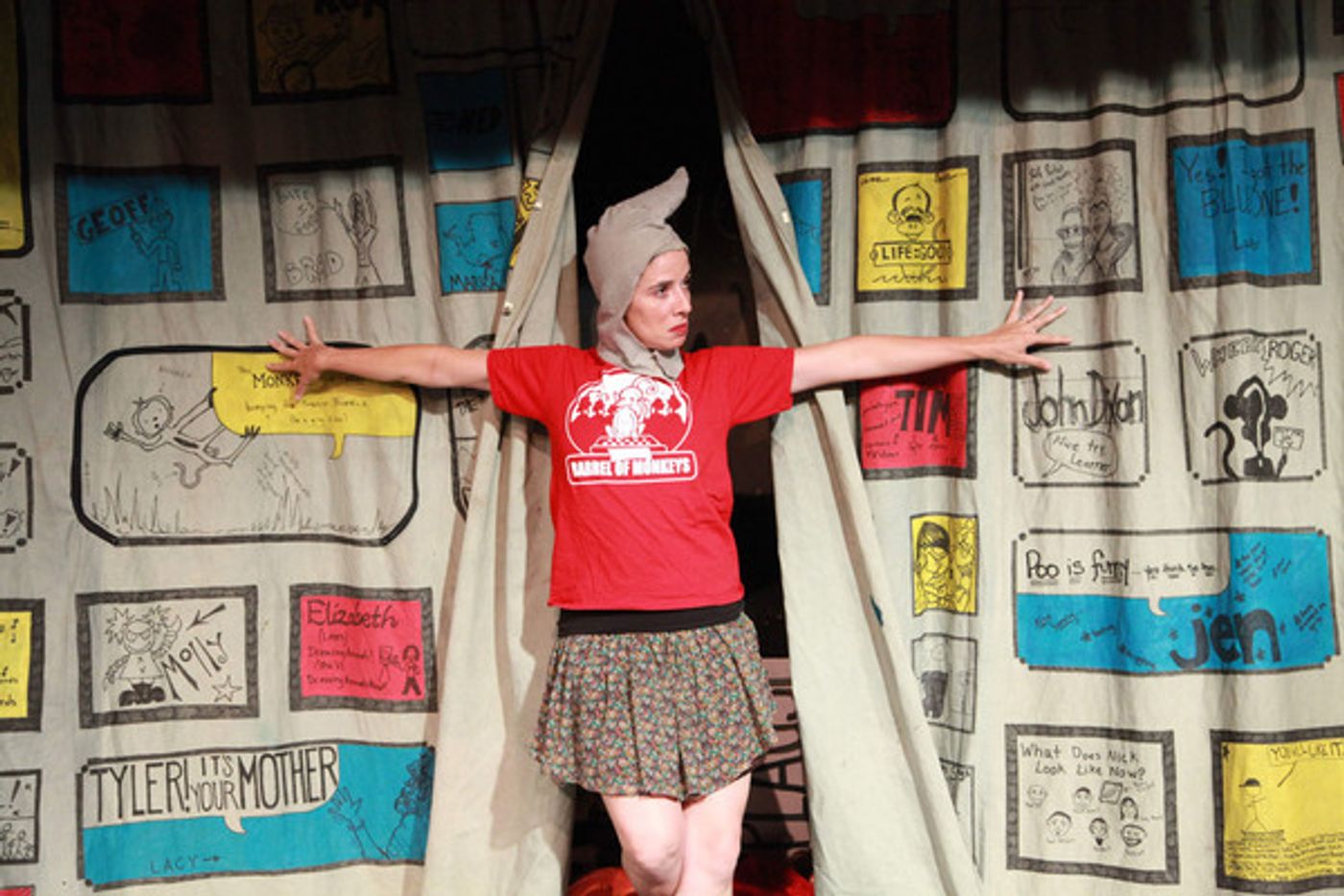 Photo Flash: Inside Barrel of Monkeys' THAT'S WEIRD, GRANDMA: Stories About Food  Image