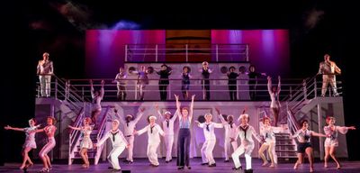 Erica Evans (Reno Sweeney) and ensemble Photo