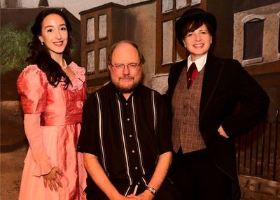 (l-r) Taylor Rose Rizzotti, Rupert Holmes, Nancy Feldman (photos by Barbara & Steve M Photo