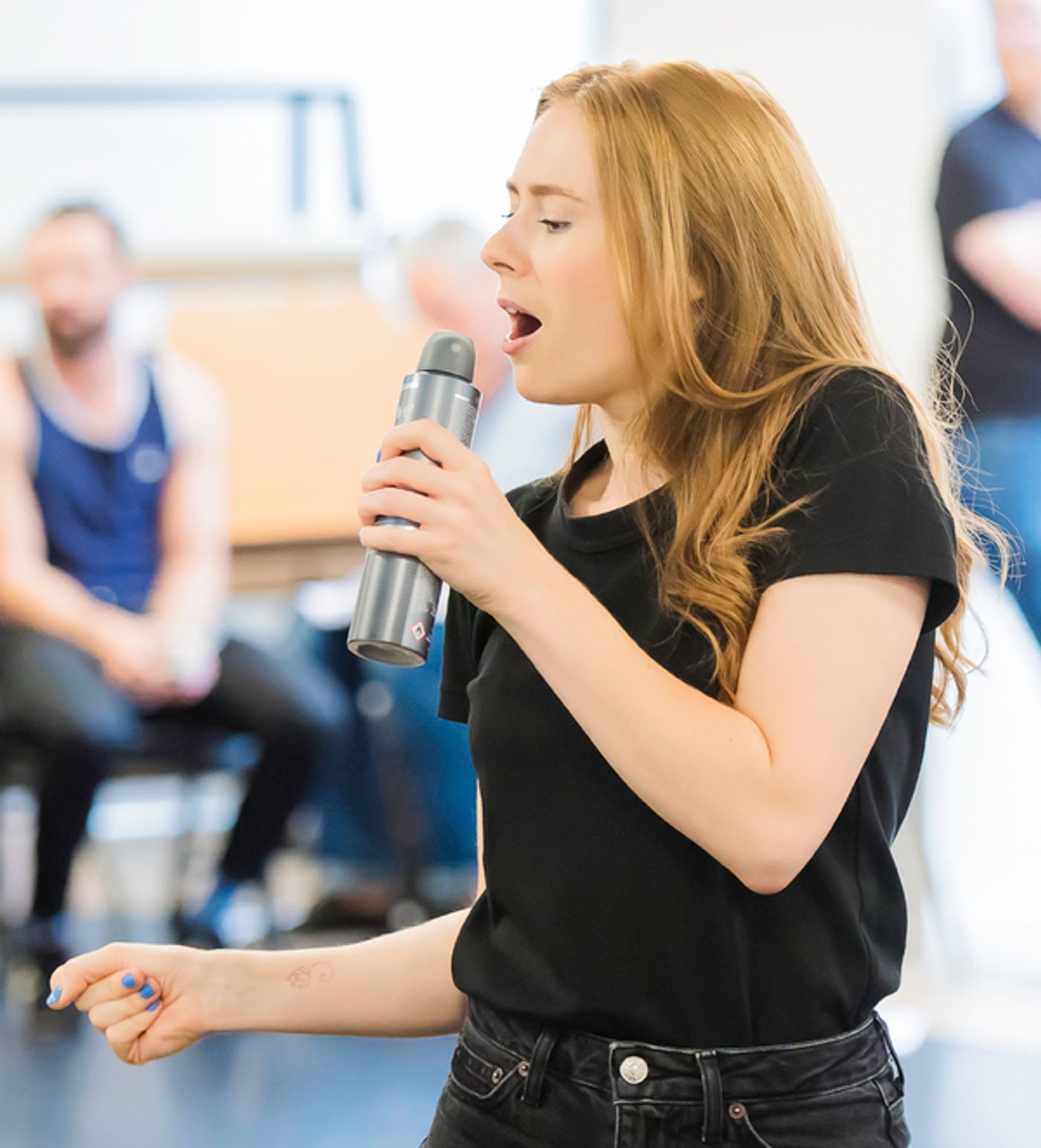 Photo Flash: Get a First Look at Rob Houchen and More in Rehearsal For EUGENIUS!  Image