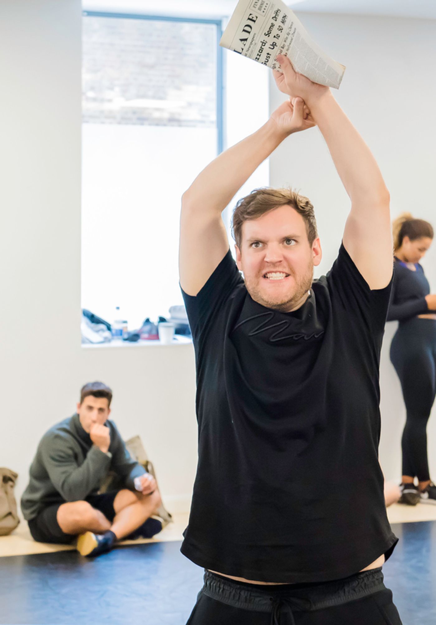 Photo Flash: Get a First Look at Rob Houchen and More in Rehearsal For EUGENIUS!  Image