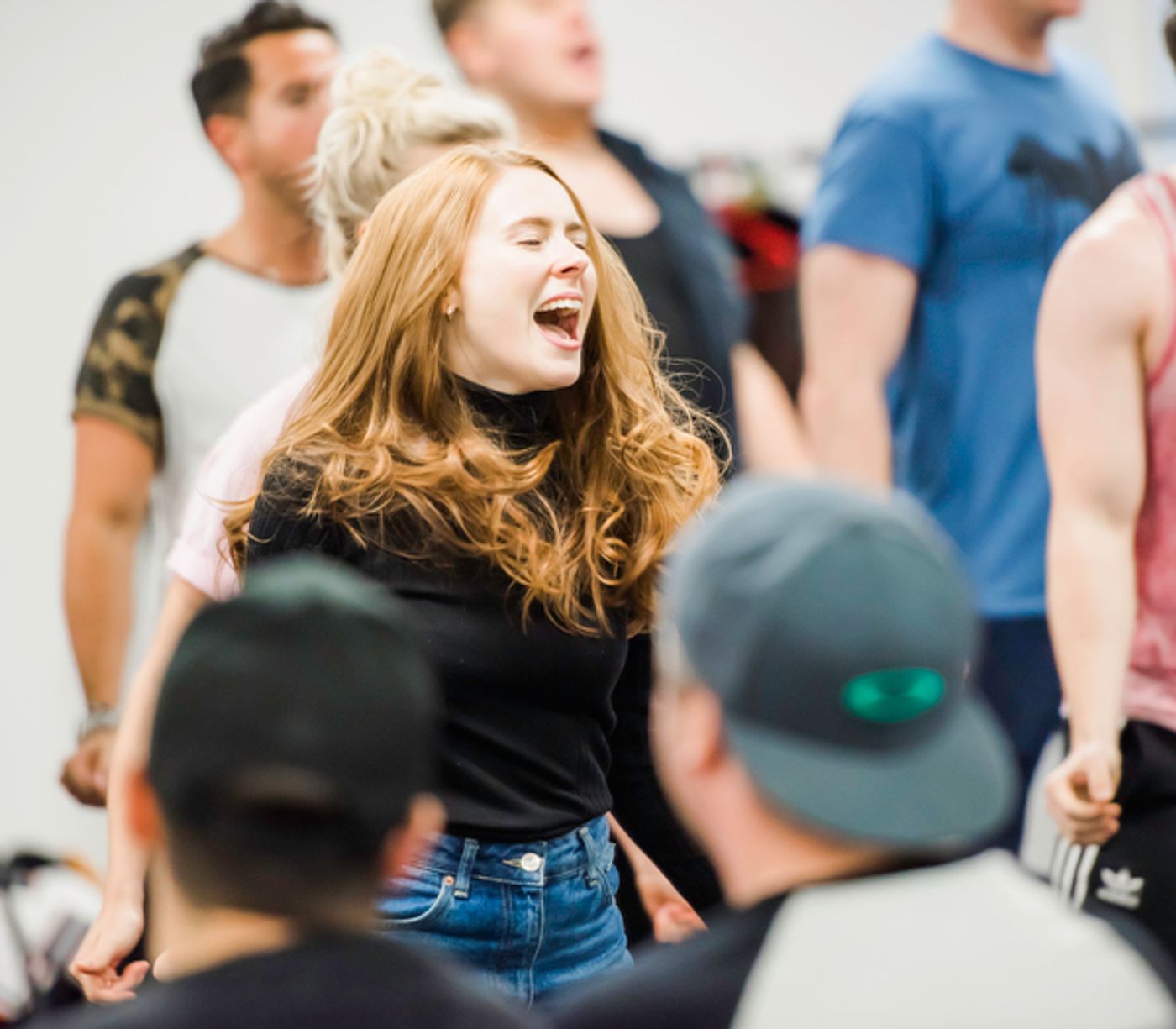 Photo Flash: Get a First Look at Rob Houchen and More in Rehearsal For EUGENIUS!  Image