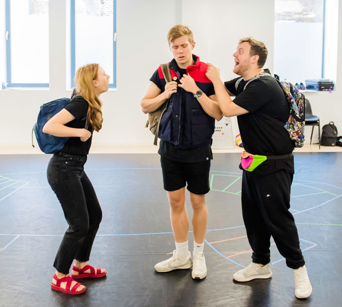 Photo Flash: Get a First Look at Rob Houchen and More in Rehearsal For EUGENIUS!  Image