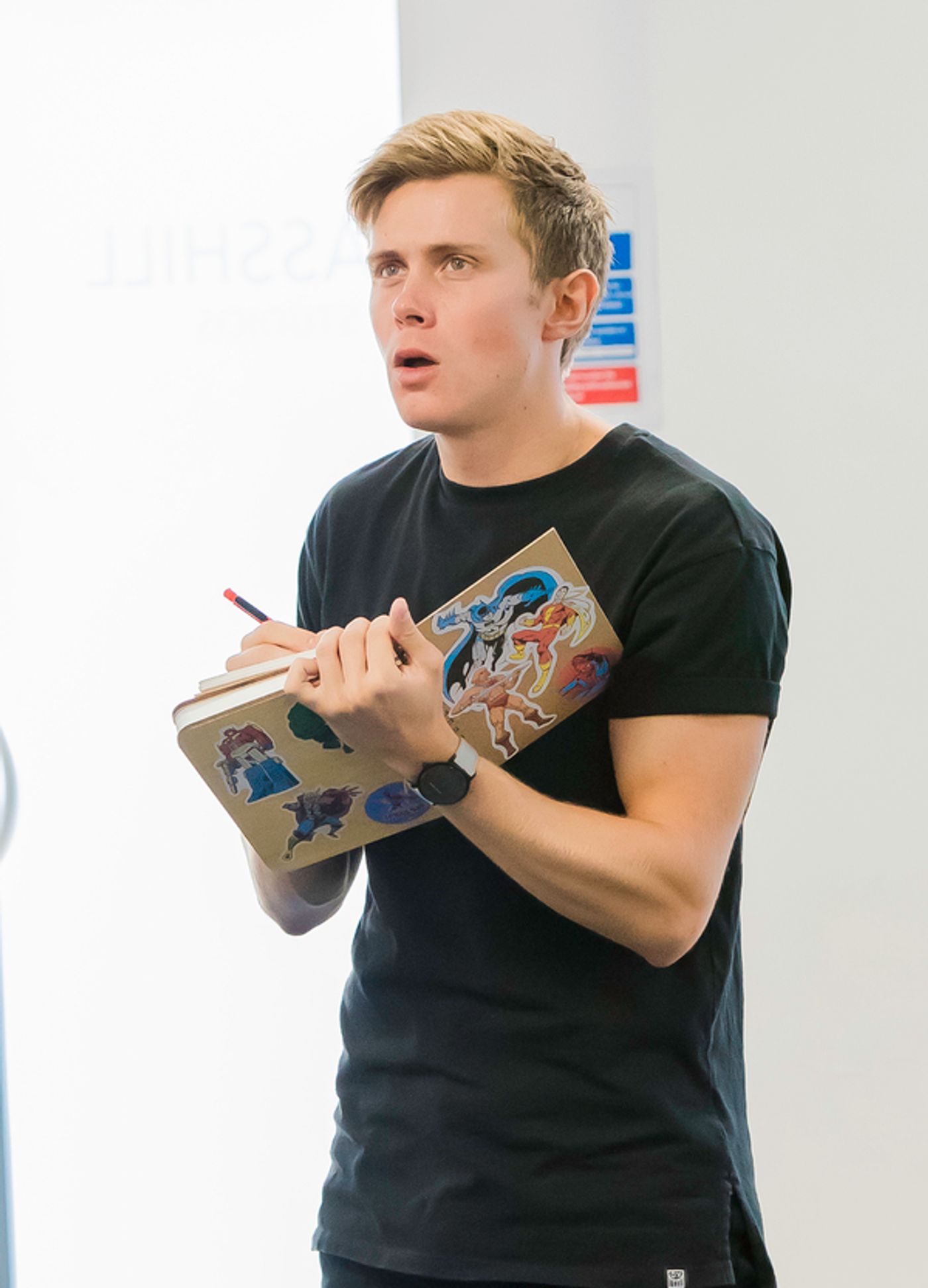 Photo Flash: Get a First Look at Rob Houchen and More in Rehearsal For EUGENIUS!  Image