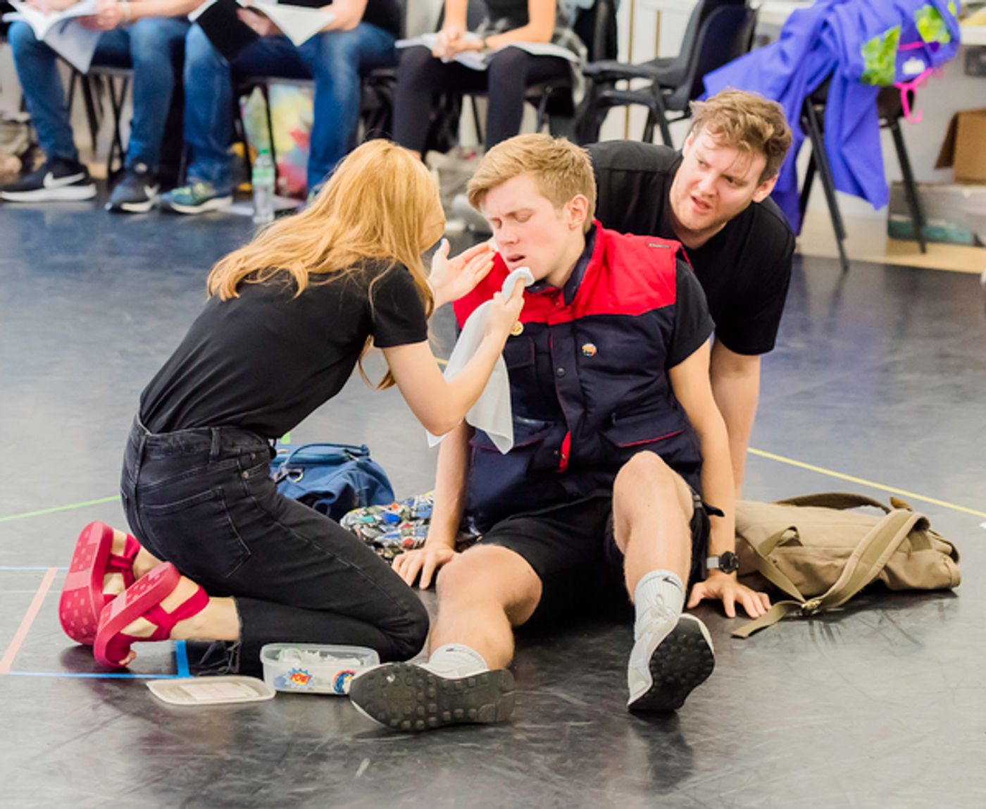 Photo Flash: Get a First Look at Rob Houchen and More in Rehearsal For EUGENIUS!  Image