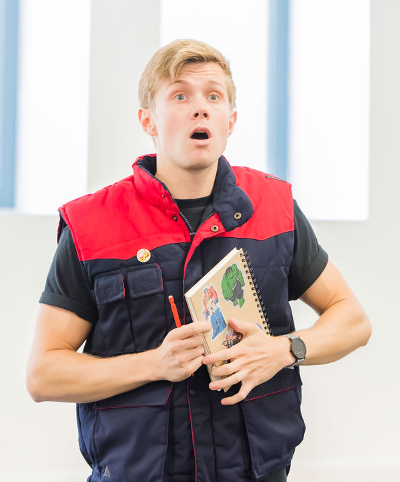 Photo Flash: Get a First Look at Rob Houchen and More in Rehearsal For EUGENIUS!  Image