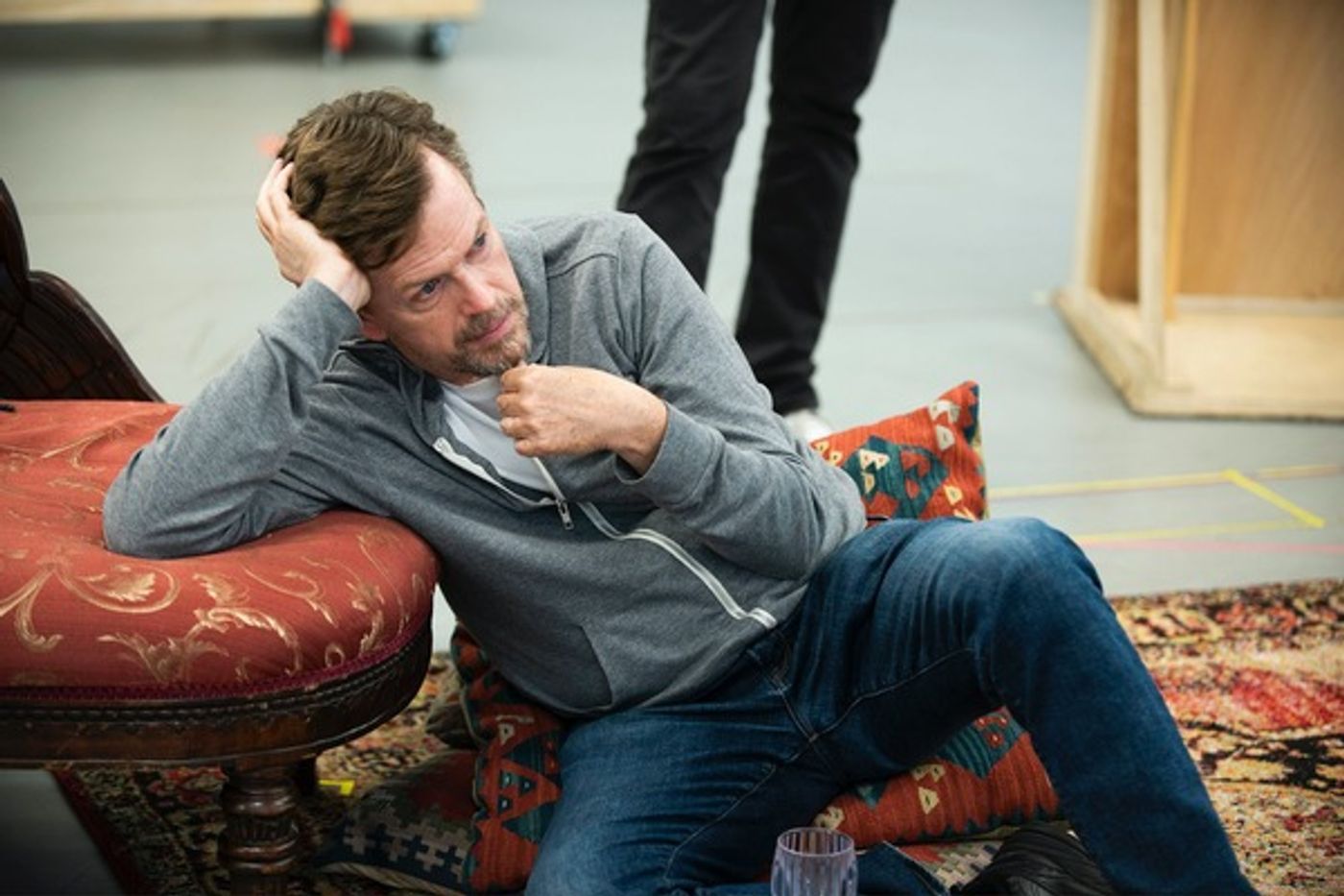 Photo Flash: In Rehearsal with Janet McTeer & Company for BERNHARDT/HAMLET!  Image