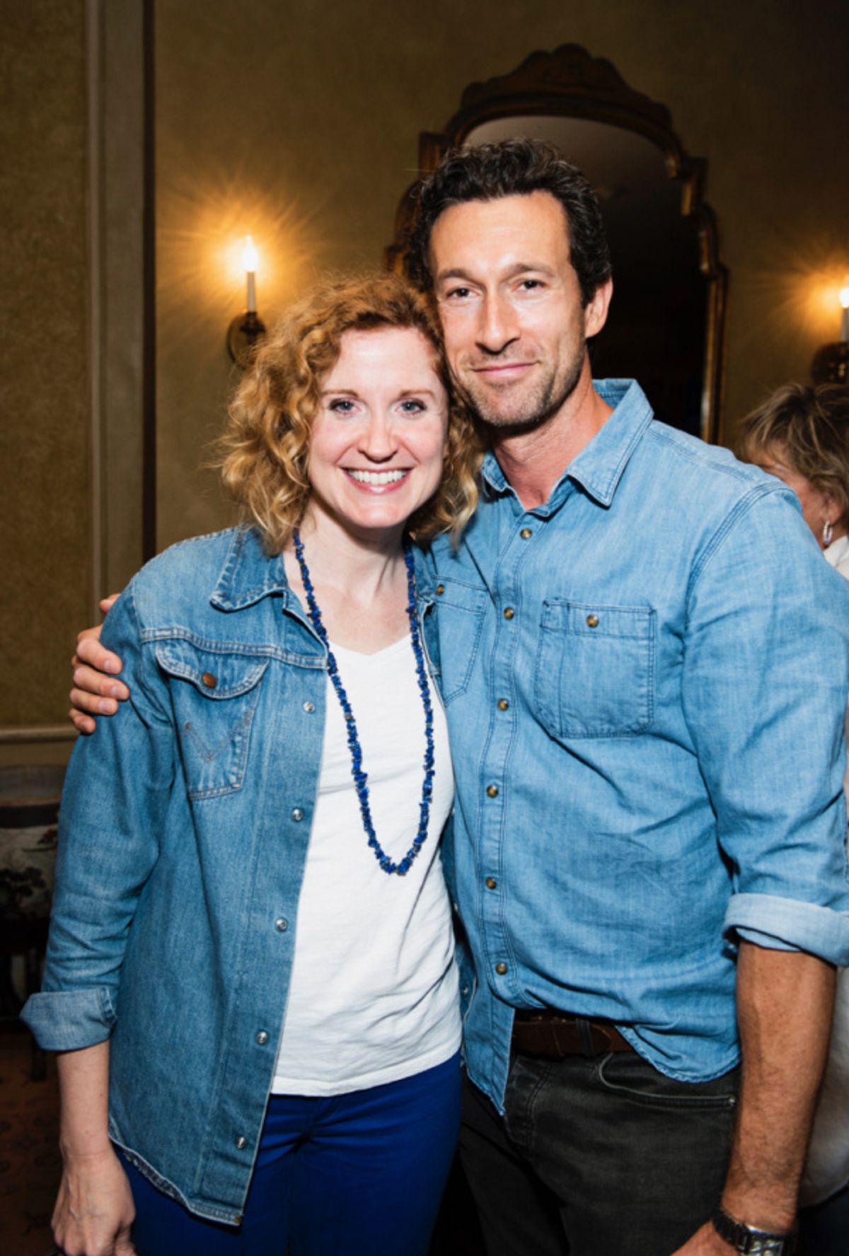 Christiane Noll and Aaron Lazar at 