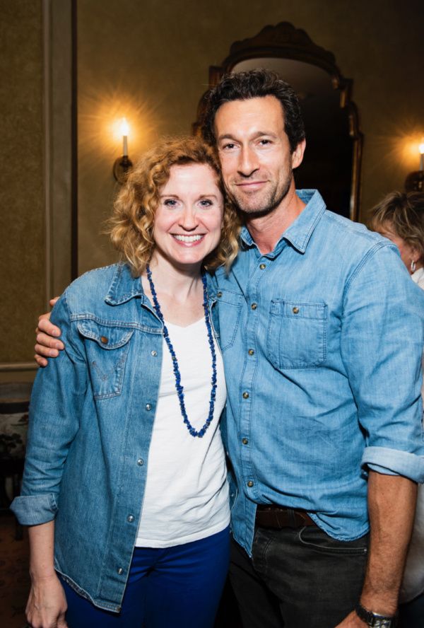 Christiane Noll and Aaron Lazar Photo