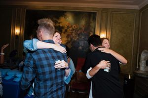 Justin Paul, Christiane Noll, Benj Pasek, Jessica Phillips Photo